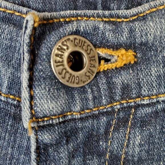 Guess Stretch Straight Leg  Jeans Size 24W Y2K - Picture 4 of 11